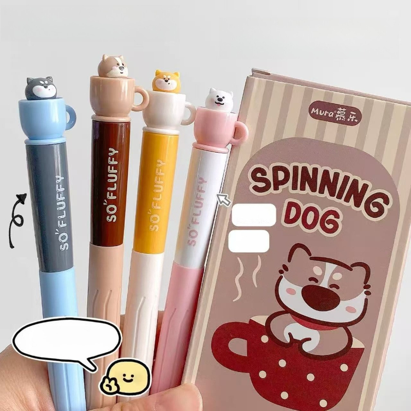 Gel Refill Pack - Kawaii Stationery Rotating Teacup Puppy Creative