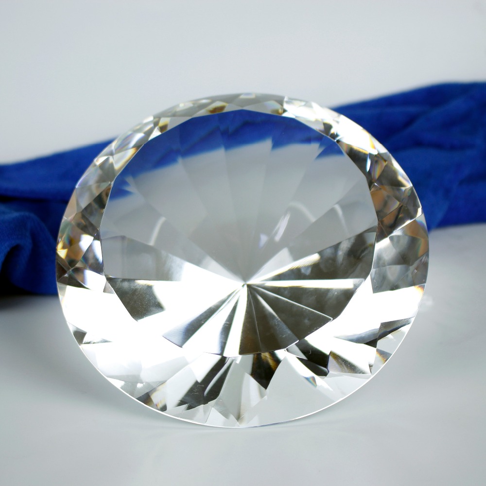 Paper Weight Crystal - 150 Mm Trong Suốt Quang Tinh