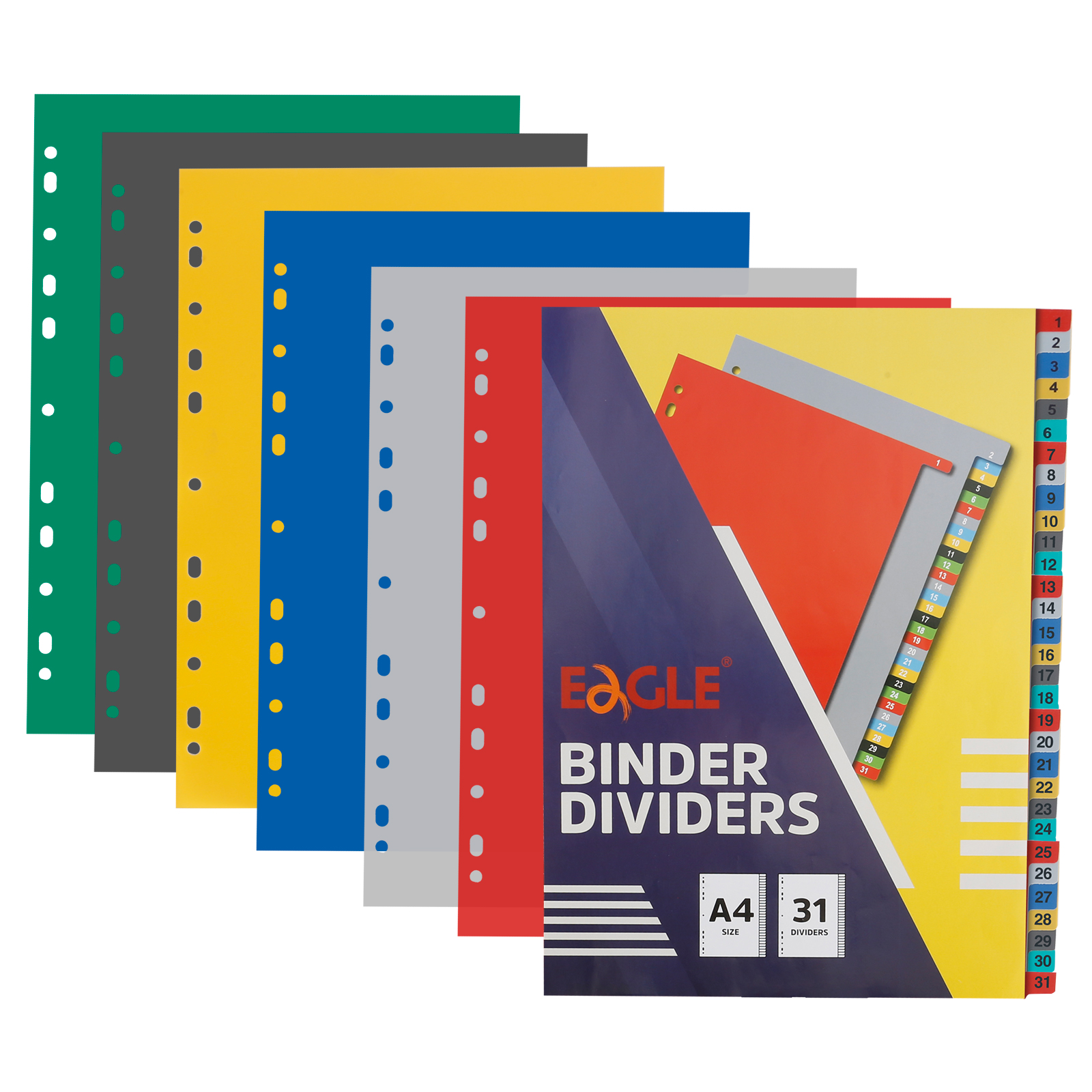 Binder A4 Lever - EAGLE A4 Binder Index Divider With