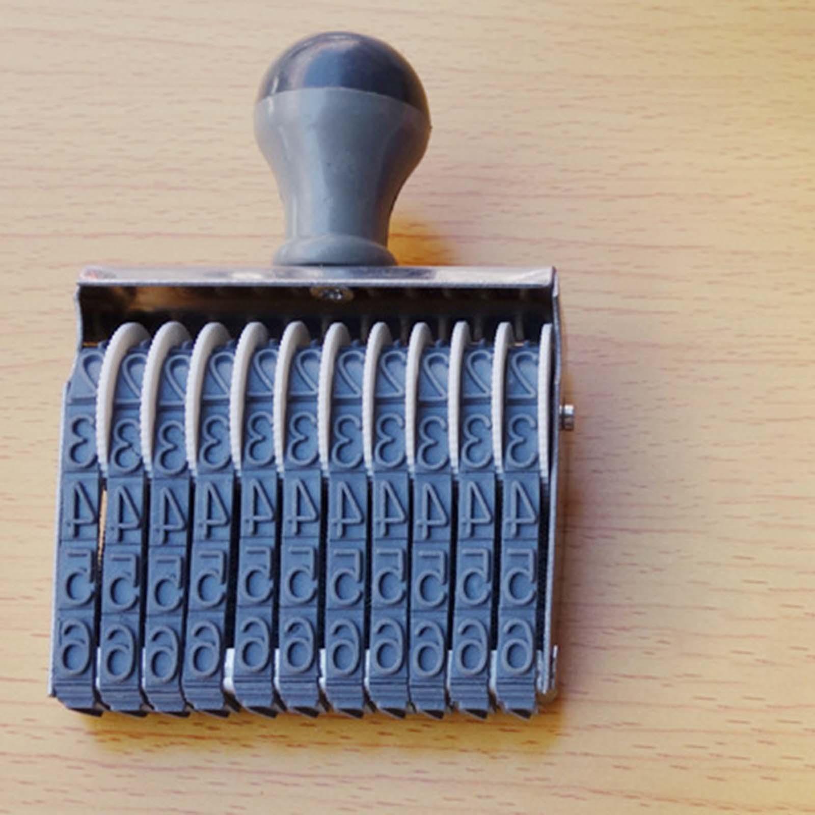 Rubber Date Stamp - Rubber Number Stamp Roller Stamp 11