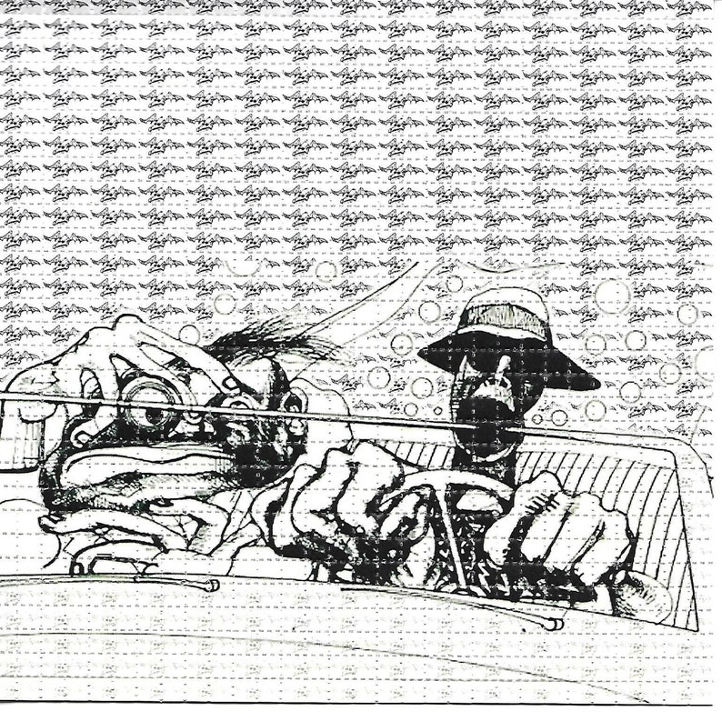 Ink Blotter Paper - Thợ Săn Ở Vegas Tâm LSD/Axit