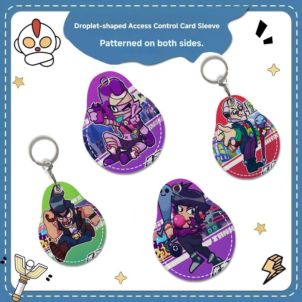 Card Index Box - Game Brawl S-stars PU Card Holder