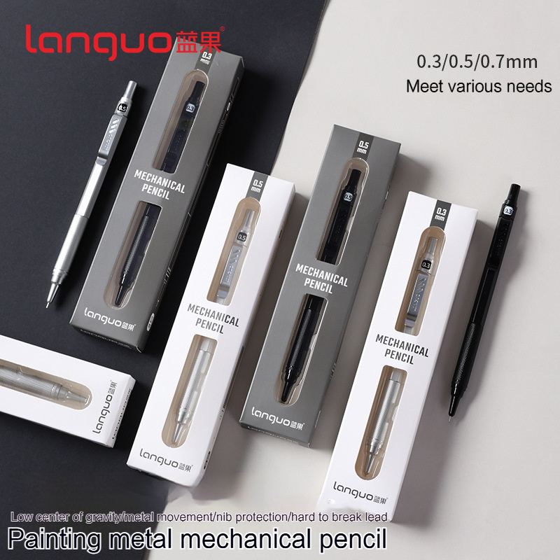 Mechanical Pencil 0.3 - Languo Automatic Mechanical Pencil With Eraser