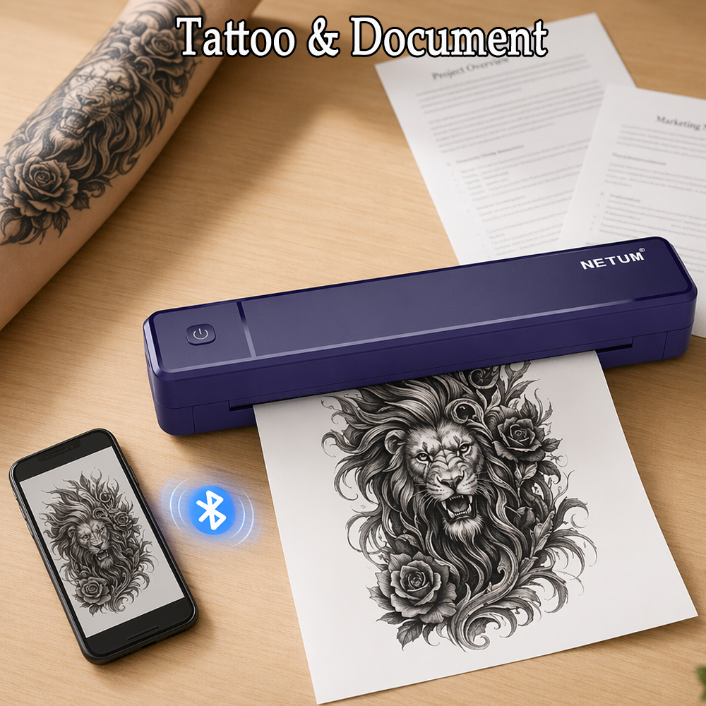 Ink Blotter Paper - A4 Tattoo & Document Thermal Printer