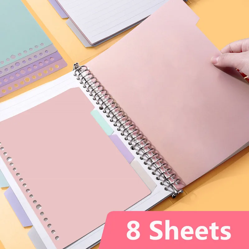 Tab Divider A4 - Nhiều Màu Sắc Ngăn Chia Cho