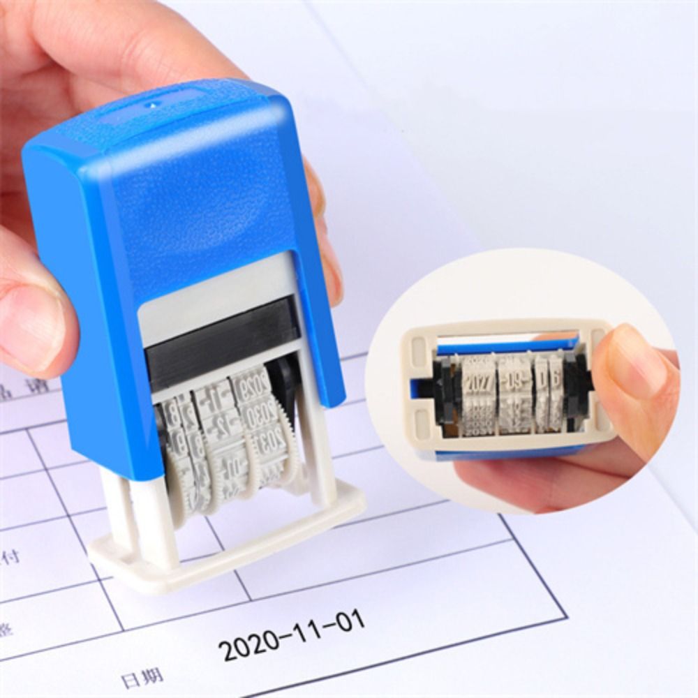 Rubber Date Stamp - DIY Handle Account Date Stamps Stamping