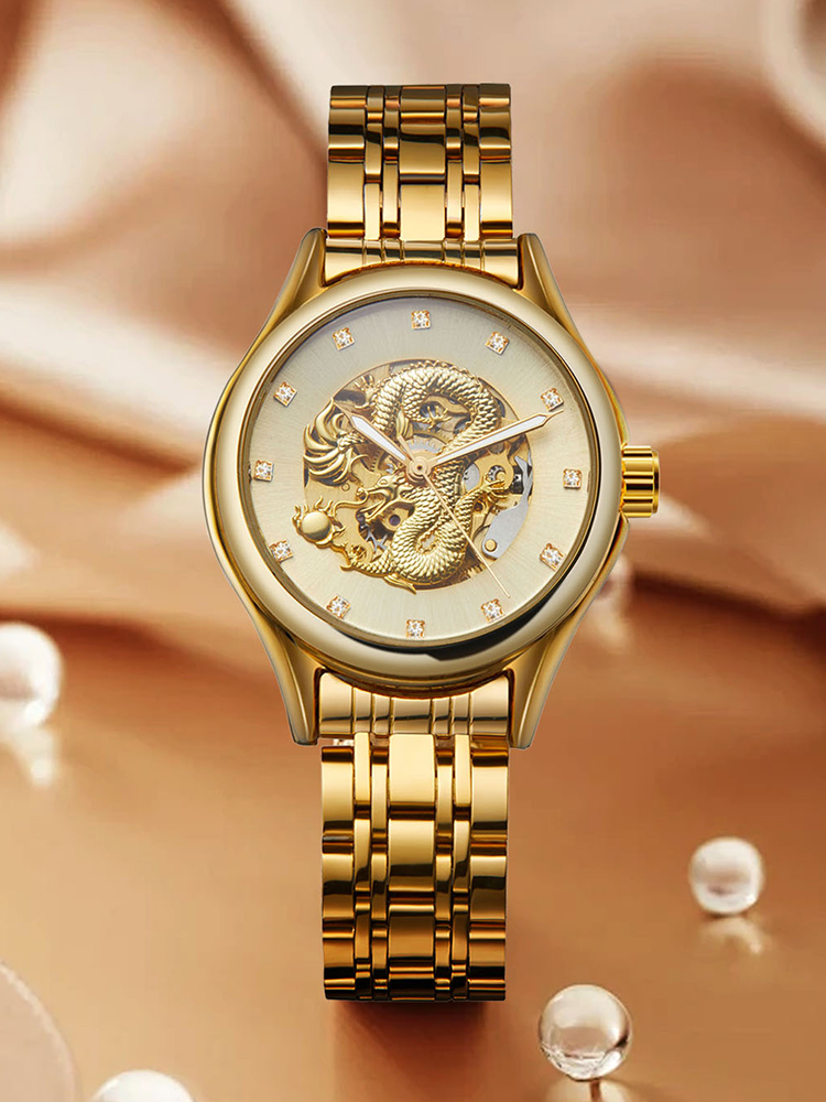 Paper Weight Crystal - T-WINNER High-end Luxury Dragon Woman Watch