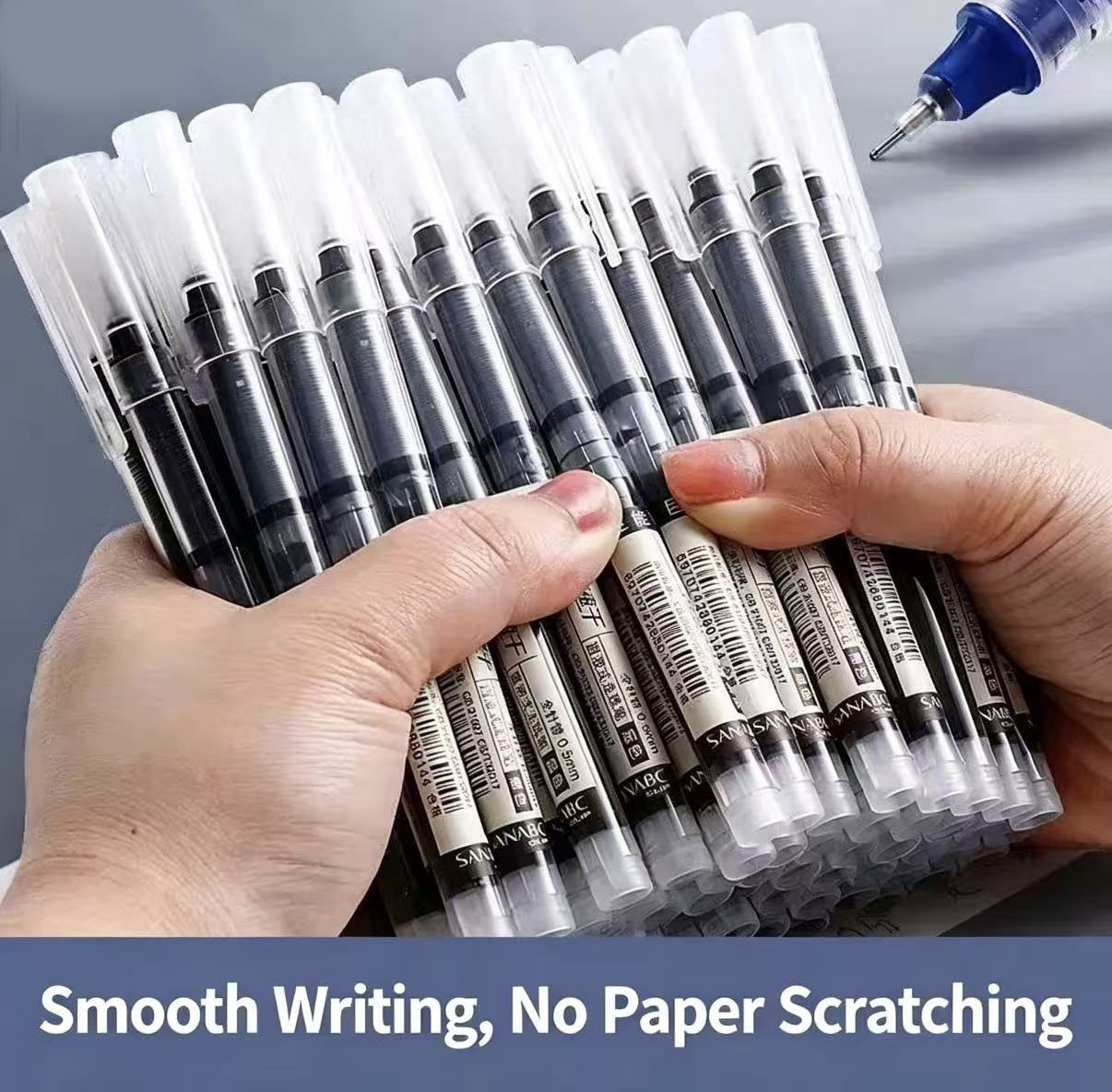 Gel Refill Pack - 6 Pack Click Gel Pens 0.5mm