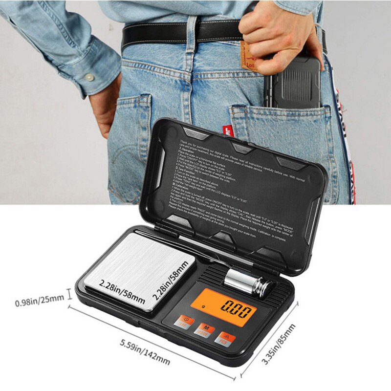 Digital Mini Scale 200G/0.01G  - đánh giá và giá Tape Dispenser Weighted