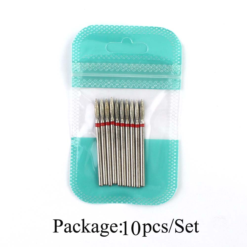 10pcs Diamond Nail Drill Bits  - đánh giá và giá Gel Refill Pack