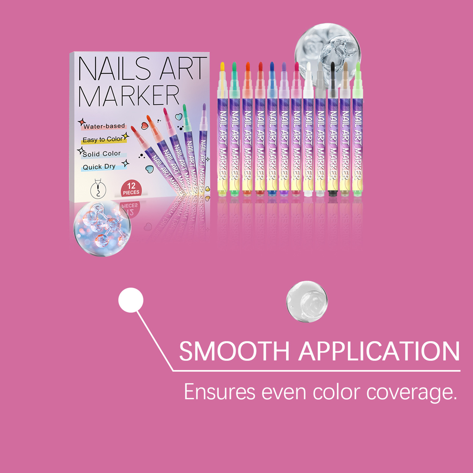 12Pcs Nail Art Pens With Fine  - đánh giá và giá Correction Pen Fine
