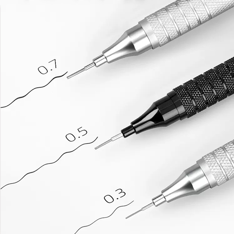 0.3 0.5 0.7 0.9 2.0mm Drawing  - đánh giá và giá Mechanical Pencil 0.3