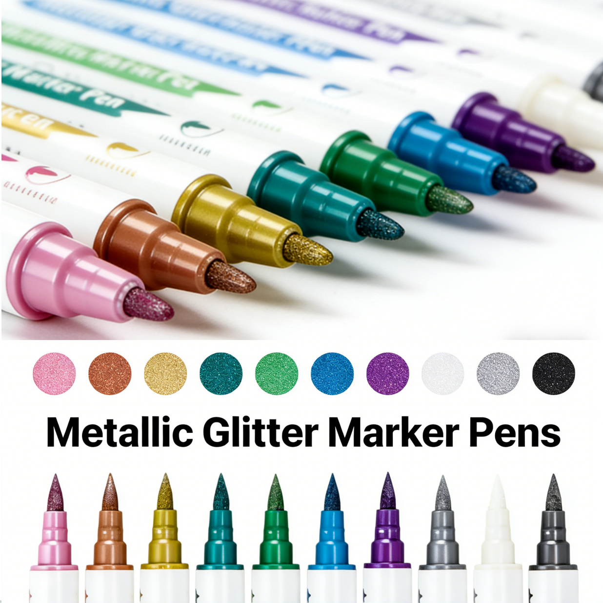 10Pcs Metallic Dual Tip Marker - đánh giá và giá Correction Pen Fine