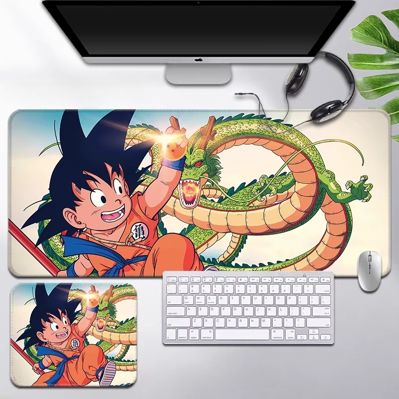 Cartoon HD Print Dragon Ball L - đánh giá và giá Leather Desk Pad