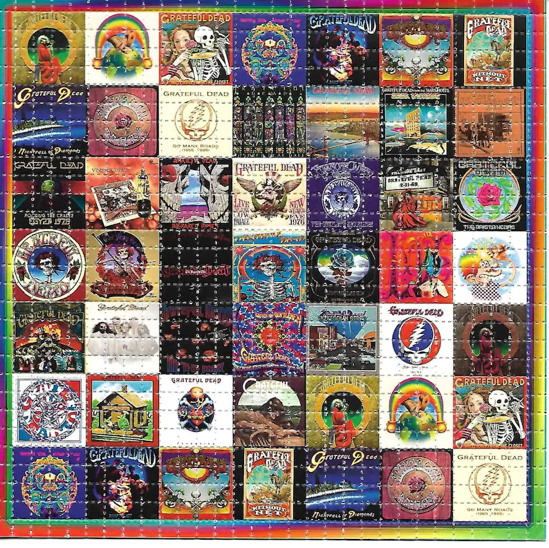 60s Album Psychedelic LSD/Acid - đánh giá và giá Ink Blotter Paper
