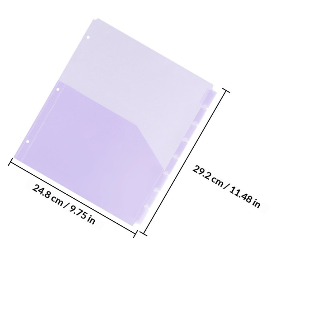 2Sets A4 PP Plastic Binder Div - đánh giá và giá Tab Divider A4