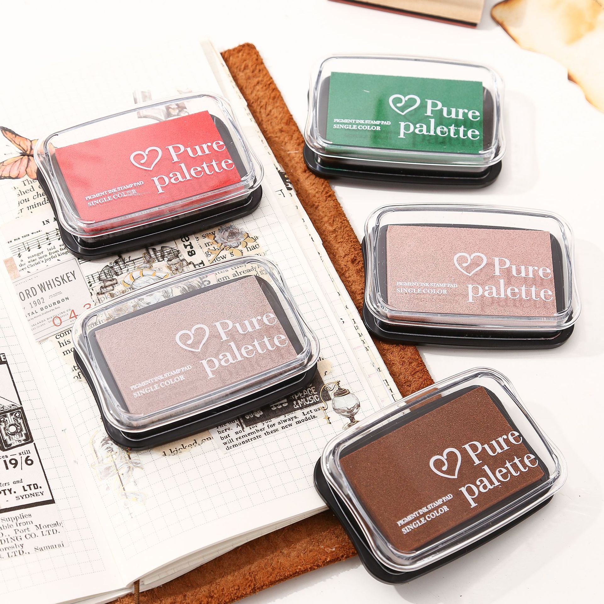 20 Colors Large Size Vintage I - đánh giá và giá Rubber Date Stamp