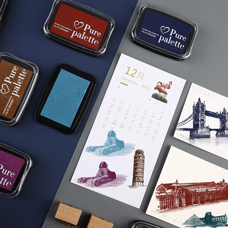 20 Colors Large Size Vintage I - đánh giá và giá Rubber Date Stamp