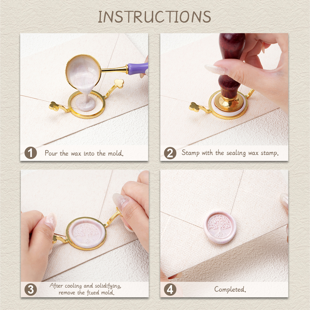 3Pcs Wax Seal Stamp Mold Set - - đánh giá và giá Wax Seal Stamp Set