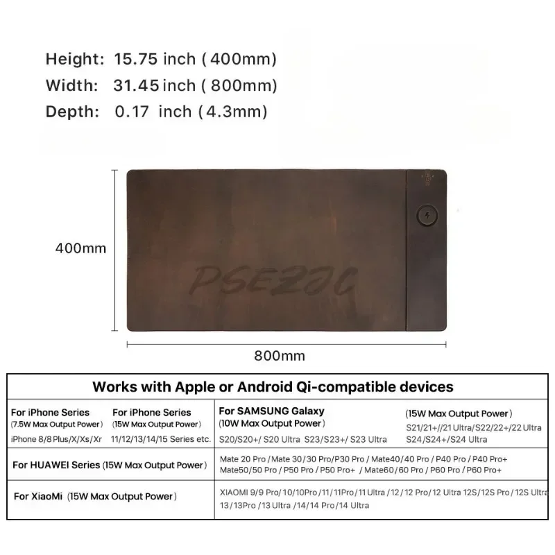 Vintage Cowhide Mouse Pad with - đánh giá và giá Leather Desk Pad