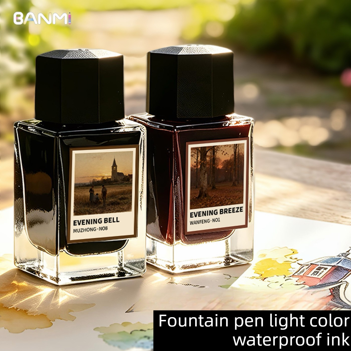 BANMI 10 Color Fountain Pens I - đánh giá và giá Fountain Pen Bottled Ink