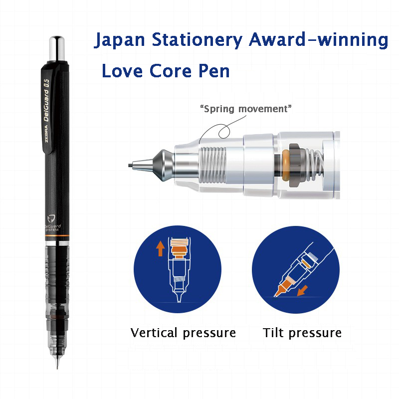 ZEBRA DelGuard Mechanical Penc - đánh giá và giá Mechanical Pencil 0.3