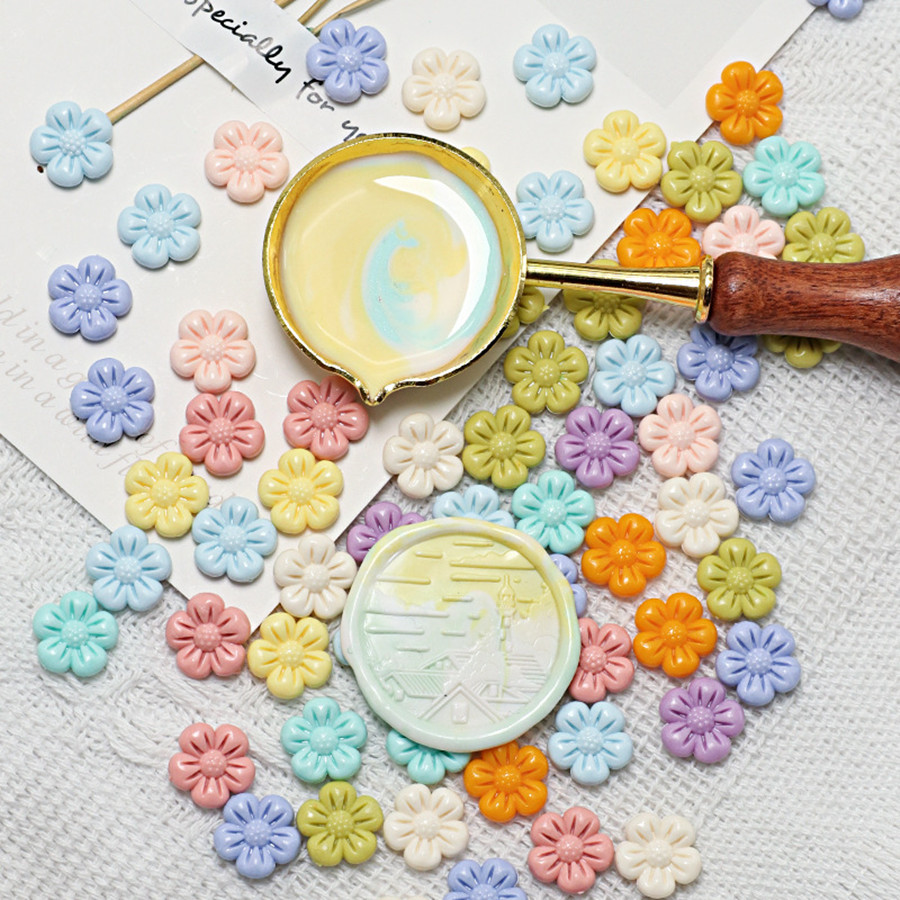 150Pcs/bag Flower-Shaped Seali - đánh giá và giá Wax Seal Stamp Set