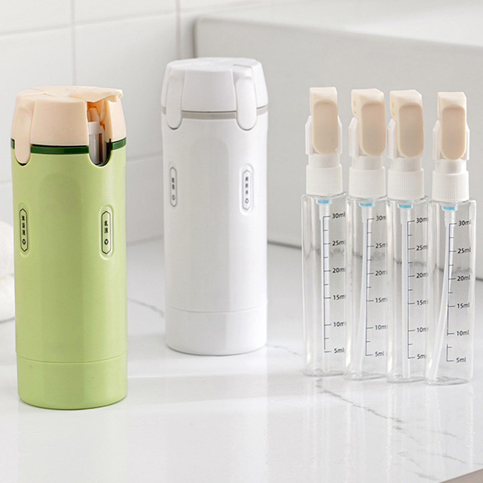 4-in-1 Travel Liquid Dispenser - đánh giá và giá Gel Refill Pack
