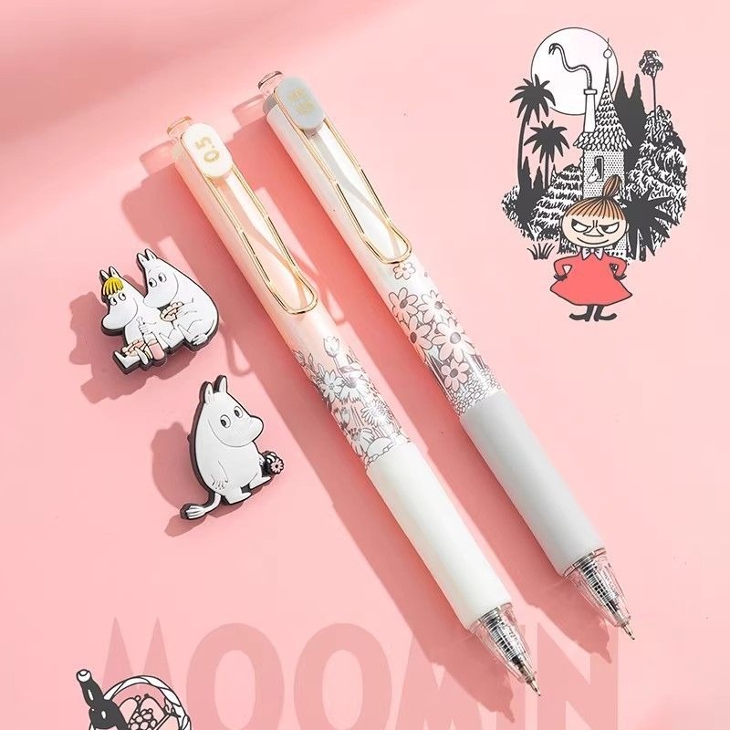 Moomin Cute Retractable Gel Pe - đánh giá và giá Correction Pen Fine