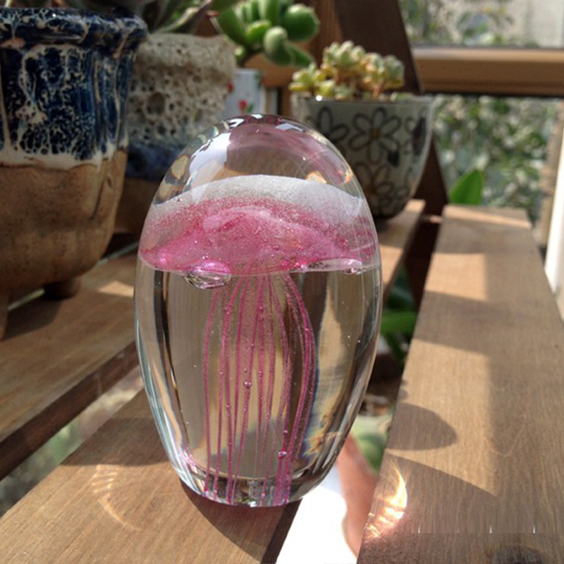 Miniature 3D Jellyfish Crystal - đánh giá và giá Paper Weight Crystal