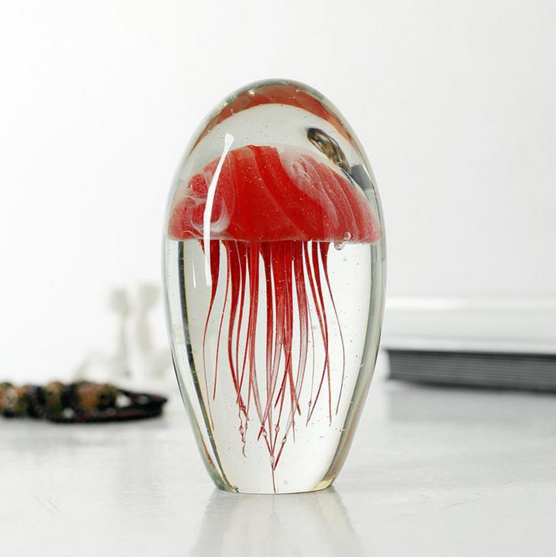 Miniature 3D Jellyfish Crystal - đánh giá và giá Paper Weight Crystal