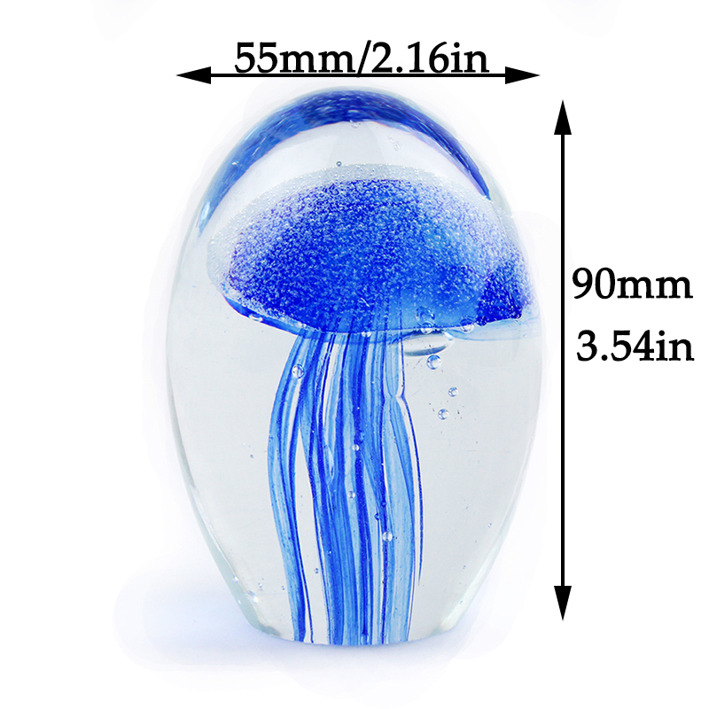 Miniature 3D Jellyfish Crystal - đánh giá và giá Paper Weight Crystal
