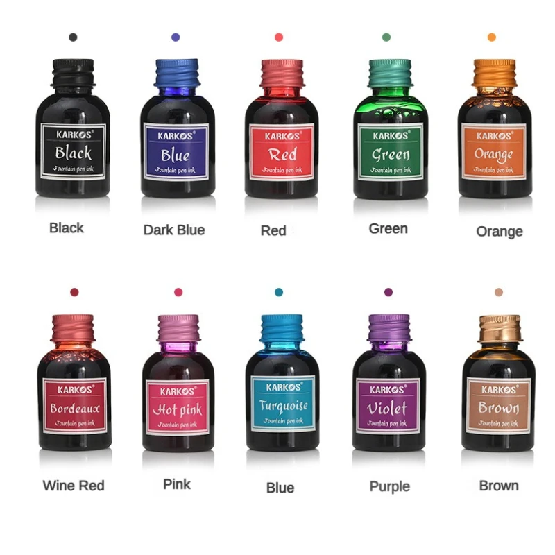 10/1 PCS 30ml Various Colors I - đánh giá và giá Fountain Pen Bottled Ink