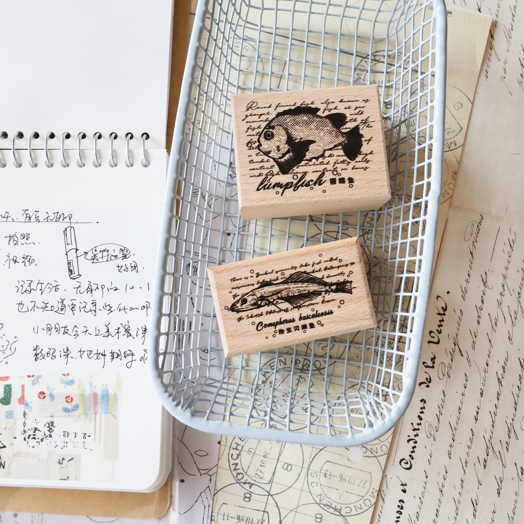 Two Raccoons Vintage Little Ca - đánh giá và giá Rubber Date Stamp