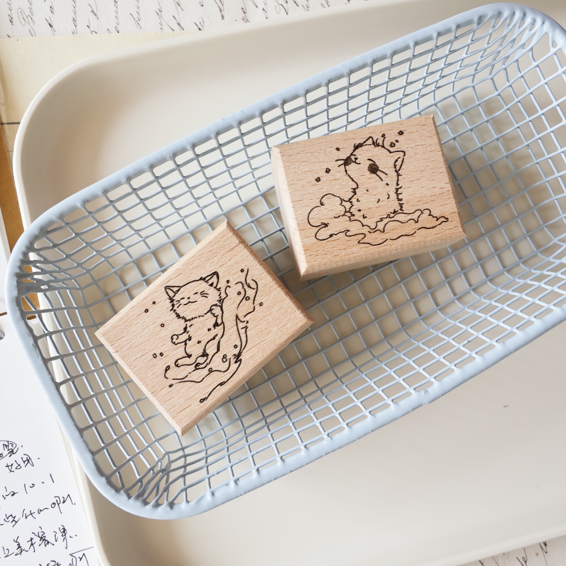 Two Raccoons Vintage Little Ca - đánh giá và giá Rubber Date Stamp