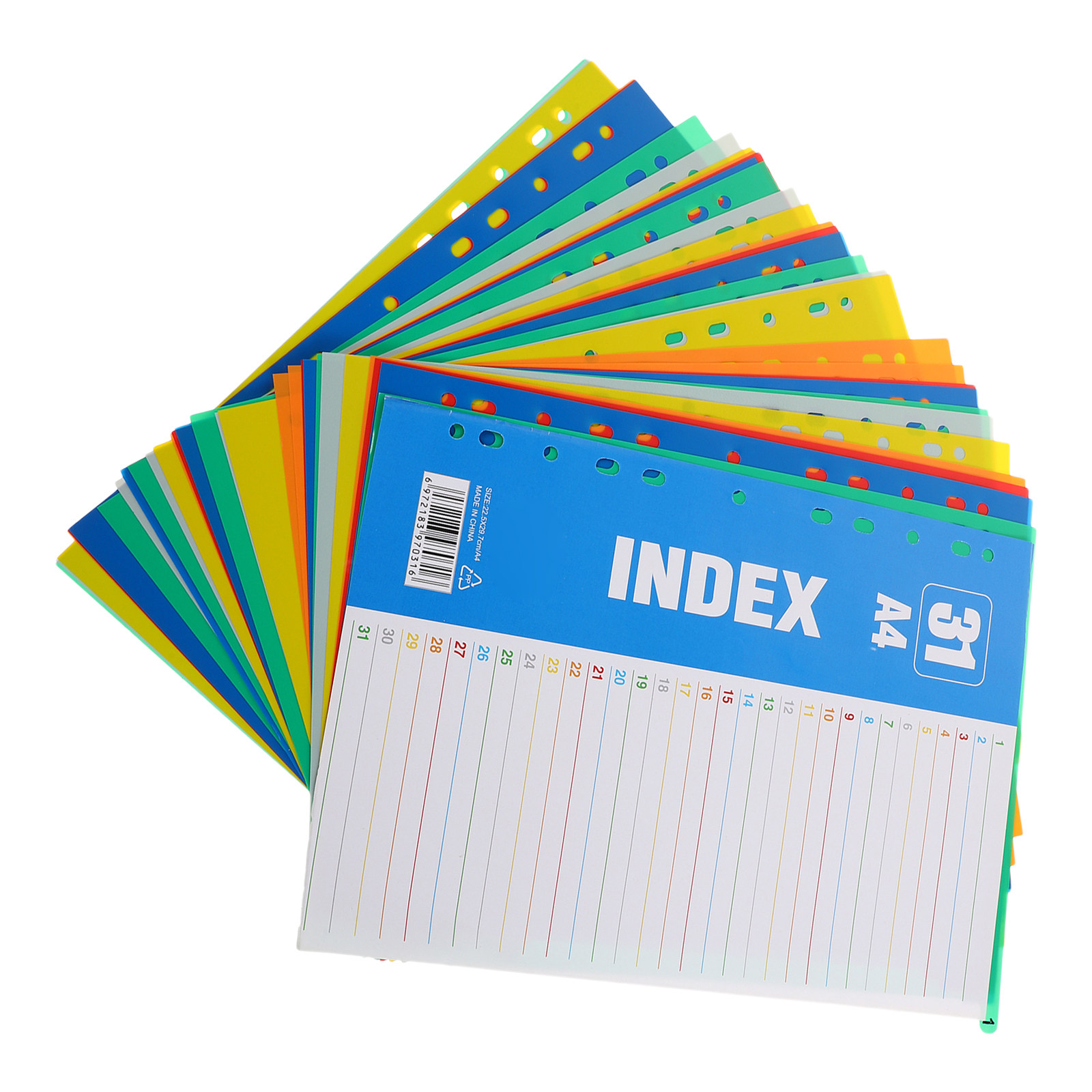 1Set Dividers A4 11-Hole Binde - đánh giá và giá Tab Divider A4