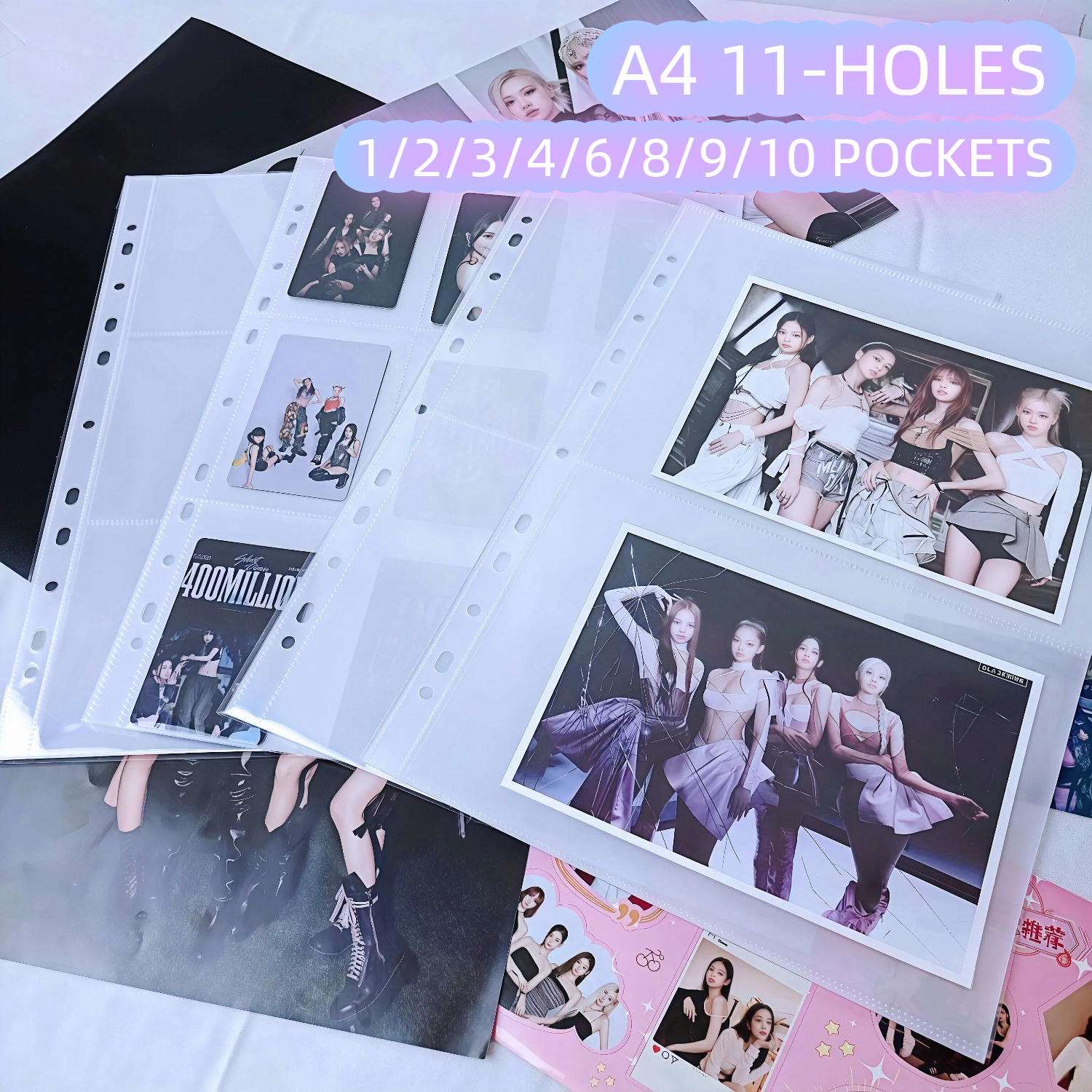 11-Hole A4 Clear Photo Album C - đánh giá và giá Binder A4 Lever