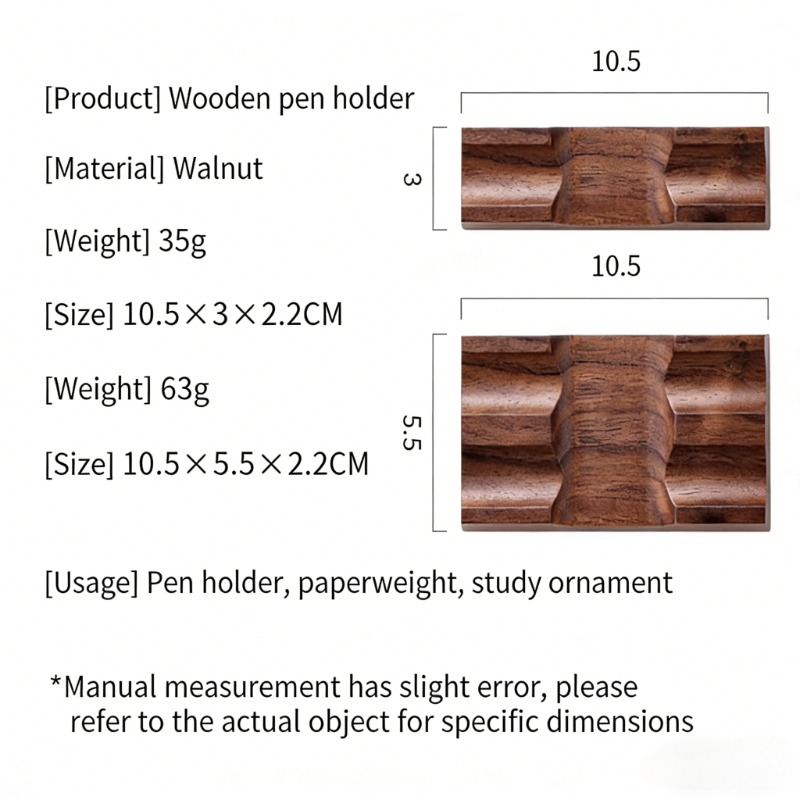 Walnut Wood Pen Holder Stand f - đánh giá và giá Pen Rest Single