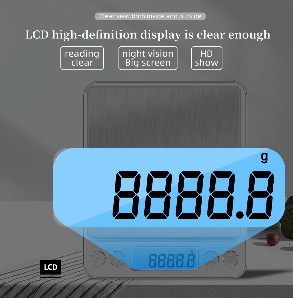 3000g 0.1g Electronic Scale LC - đánh giá và giá Tape Dispenser Weighted