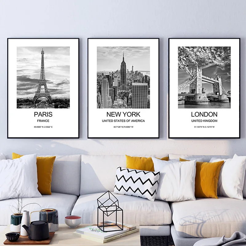 City Poster New York London Pa - đánh giá và giá Ink Blotter Paper