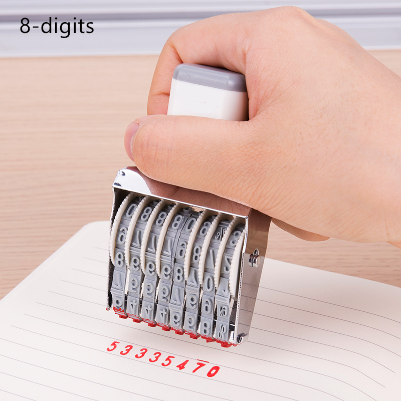 Portable 8/10 Digits Number St - đánh giá và giá Rubber Date Stamp