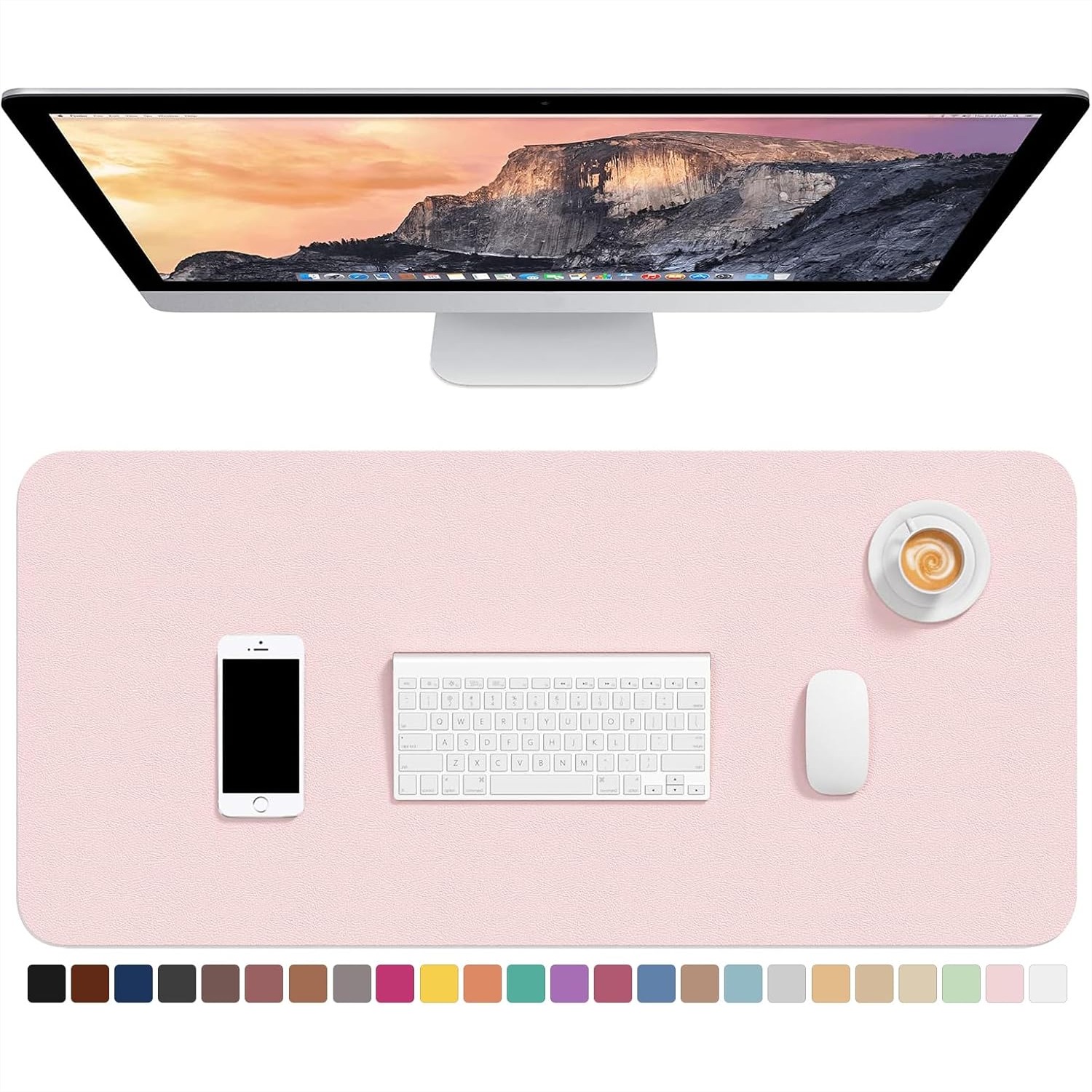 30x14 Inch PU Leather Desk Pad - đánh giá và giá Leather Desk Pad