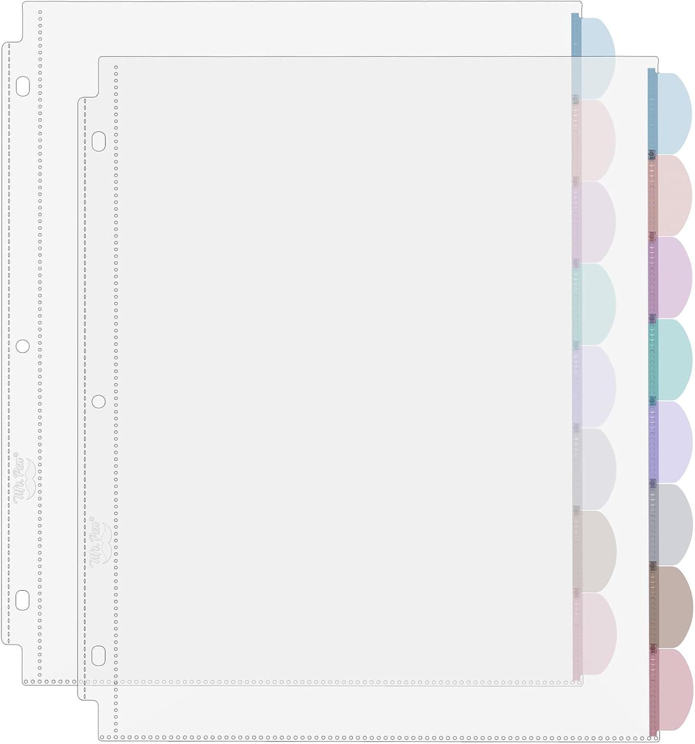 A4 Clear Sheet Protectors with - đánh giá và giá Tab Divider A4
