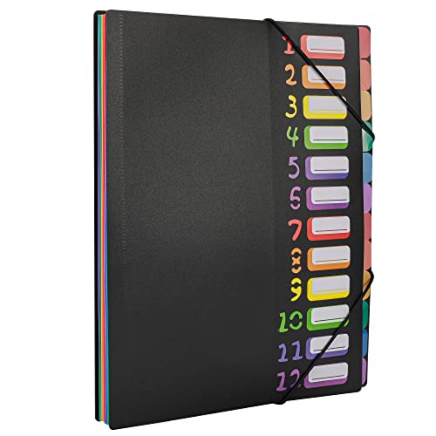 Edufun Rainbow Tab Expanding F - đánh giá và giá Tab Divider A4