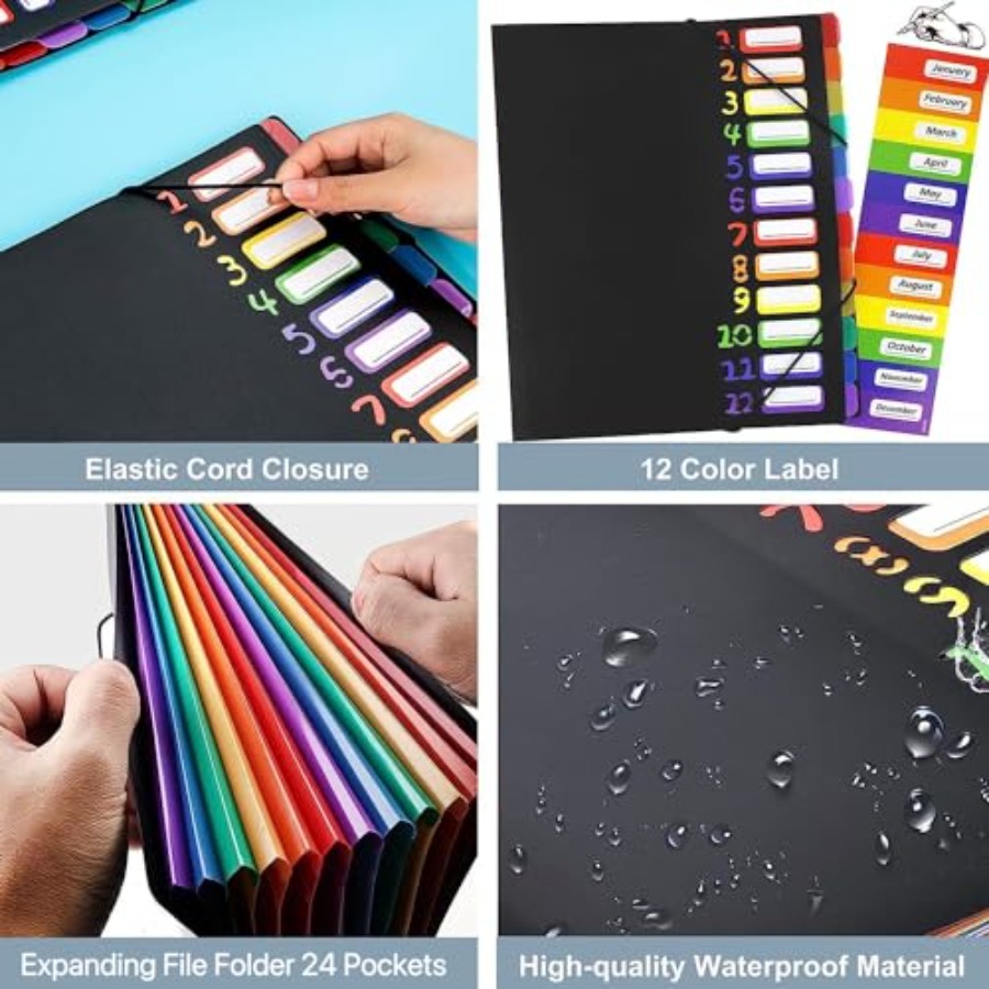 Edufun Rainbow Tab Expanding F - đánh giá và giá Tab Divider A4