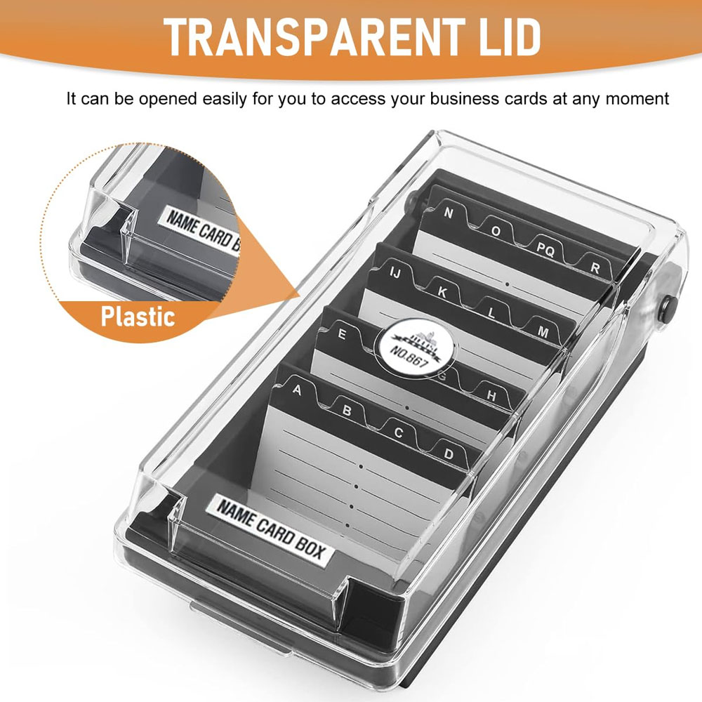 Desktop Business Card Box, Lar - đánh giá và giá Card Index Box