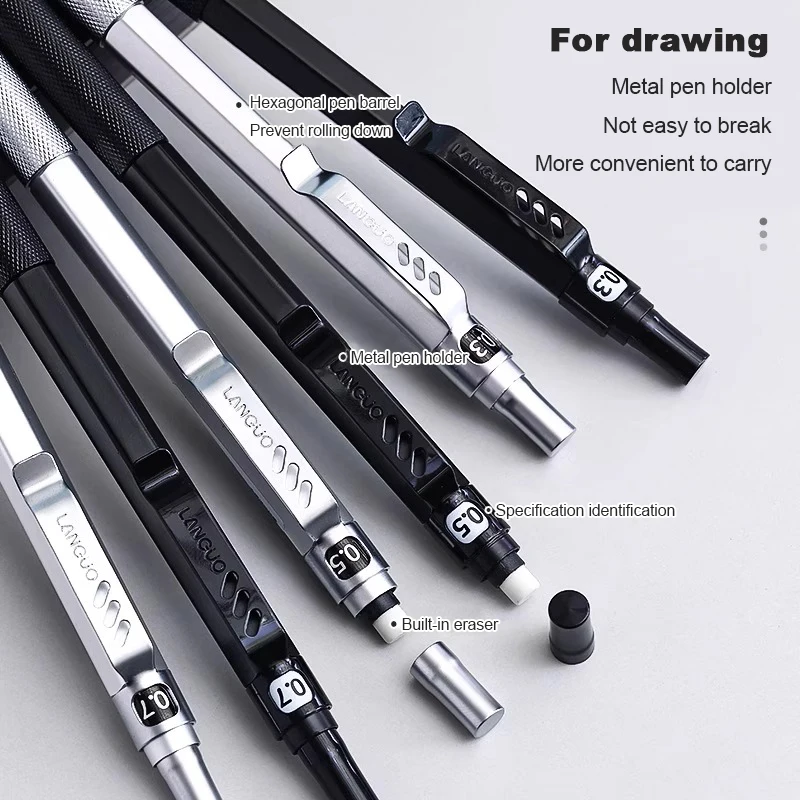 Low Center of Gravity Metal Me - đánh giá và giá Mechanical Pencil 0.3