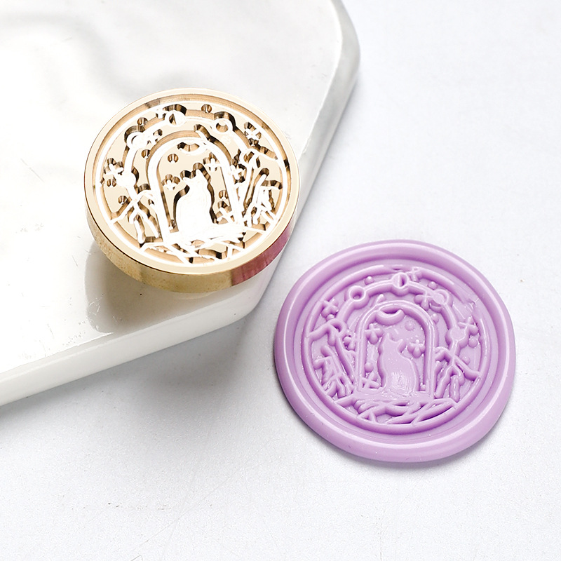 Star Sky Lotus Rose Pattern Wa - đánh giá và giá Wax Seal Stamp Set