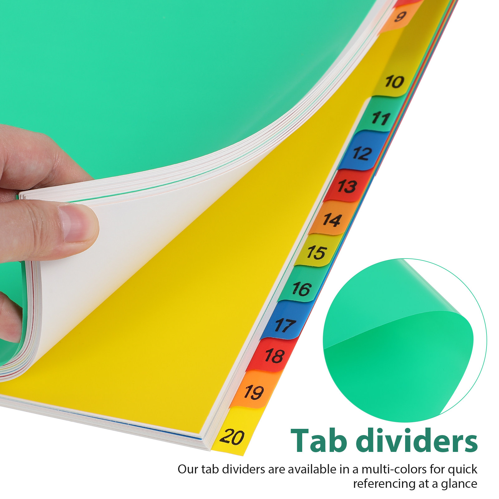 A4 Colorful Plastic Tab Divide - đánh giá và giá Tab Divider A4