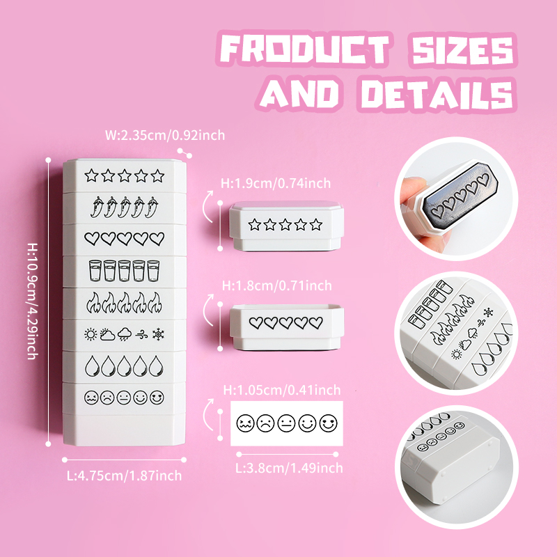8-layer Stamp 5 Star Rating Mo - đánh giá và giá Rubber Date Stamp